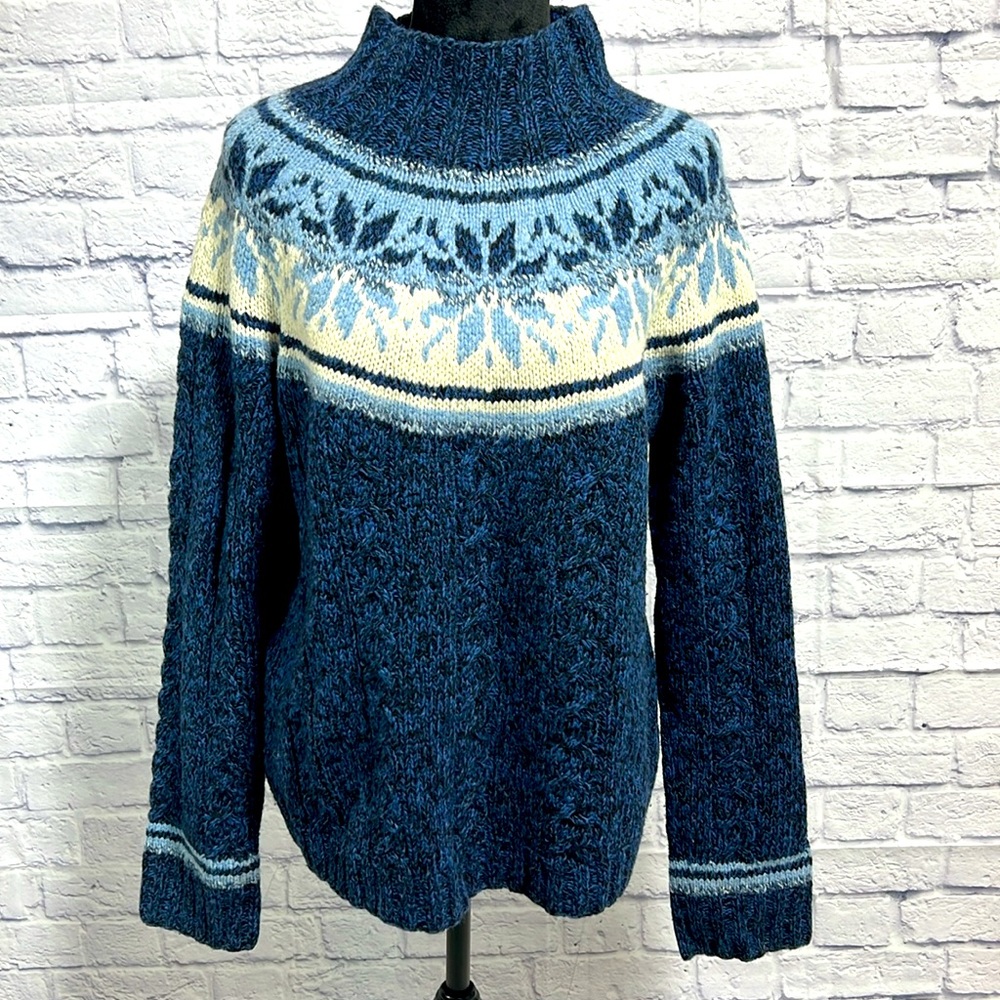 Tommy 🇺🇸 Hilfiger Blue Wool Sweater ❄️